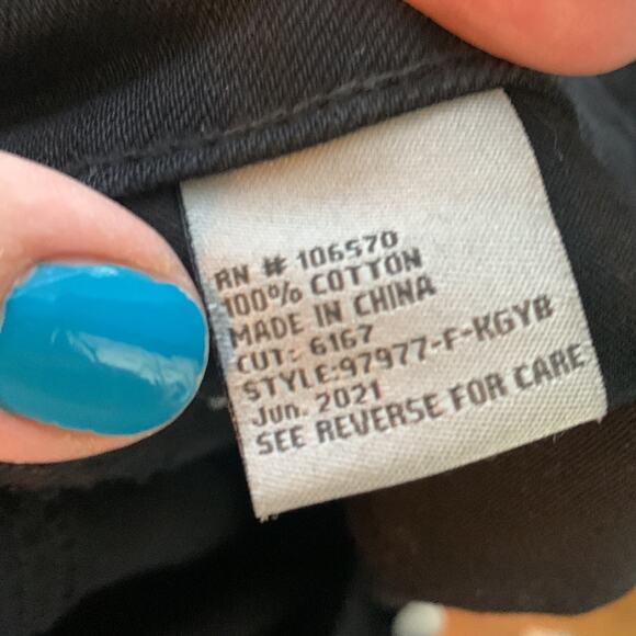 Tractr Black Premium Denim High Rise Wide Leg Button-fly Jeans NEW W-820 Size 6 - Picture 9 of 10